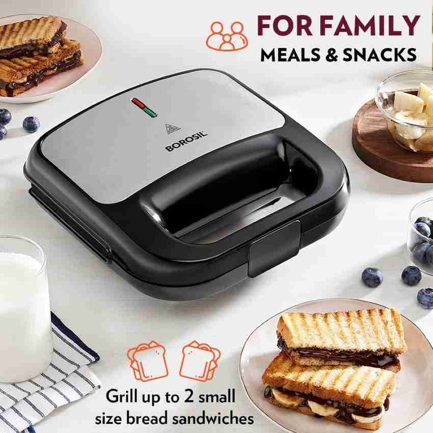 Borosil sandwich maker 1000w on sale