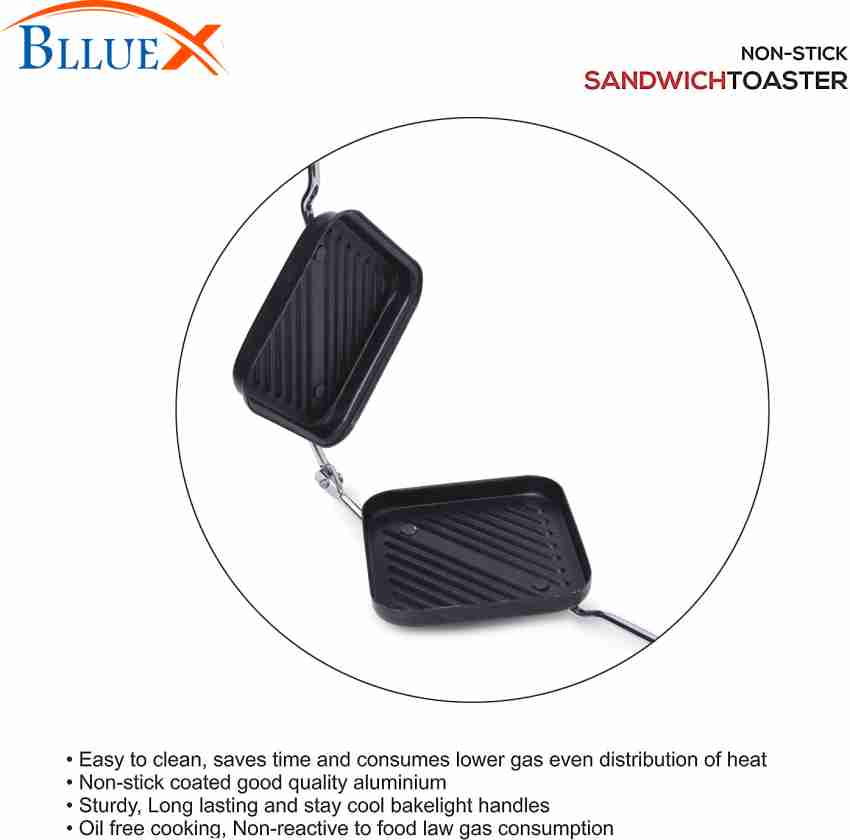 BLLUEX Premium Manual Non-Stick Sandwich Toaster/Sandwich Maker Grill,  Toast Price in India - Buy BLLUEX Premium Manual Non-Stick Sandwich Toaster/Sandwich  Maker Grill, Toast Online at