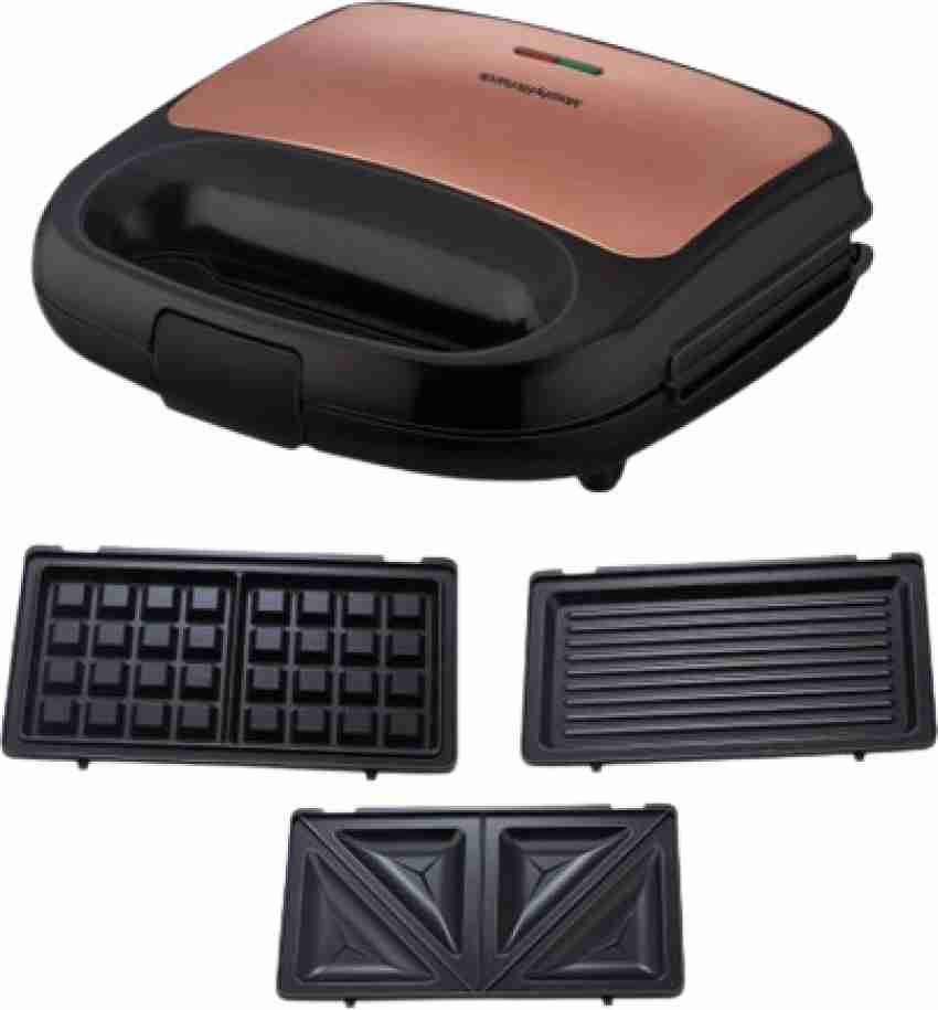 Black & Decker TS2090 3-in-1 Multiplate Sandwich, Grill and Waffle