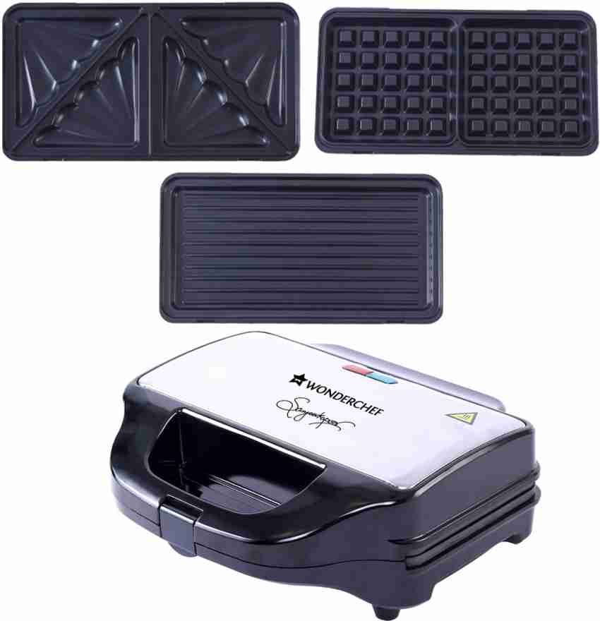 Black + Decker TS2090 750 Watt 3-in-1 Multiplate Sandwich, Grill