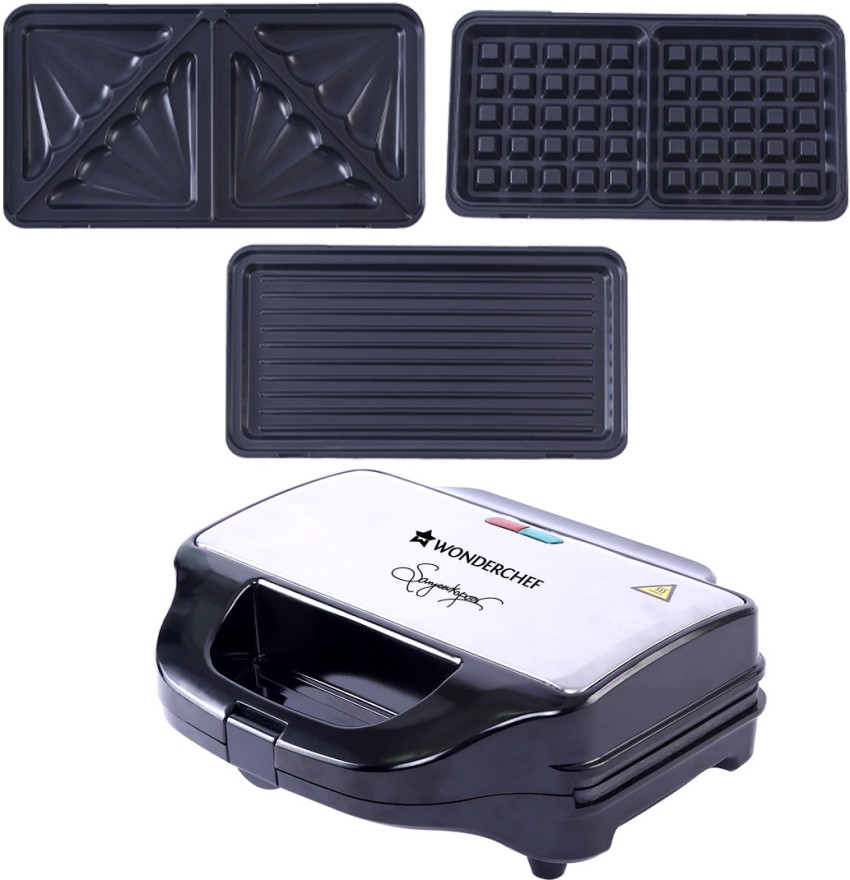 Black & Decker TS2090 3-in-1 Multiplate Sandwich, Grill and Waffle