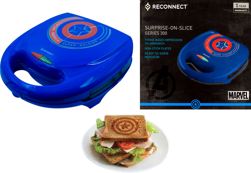 Reconnect Sandwich Maker with Theme Impression Toaster 1 Years Warranty Grill Toast Price in India Buy Reconnect Sandwich Maker with Theme Impression Toaster 1 Years Warranty Grill Toast Online at Fli...