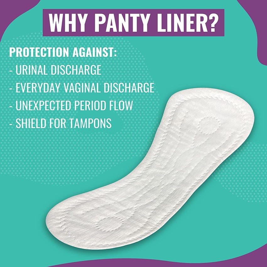 Organic Panty Liners | Daily Liners Super-Soft and Unique with Wings for  Protection Against Leakage, Rashes & Discharge, Designed for Daily Use 