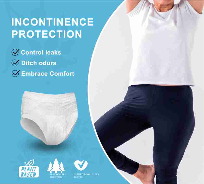 SIZI White Sanitary Disposable Period Panty for Regular Flow