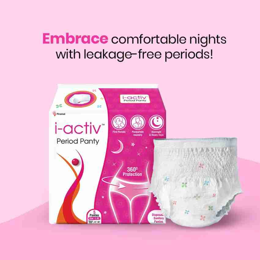 Cotton disposable period panties for women (L-XL) PACK OF 5 at Rs 195/pack  in New Delhi