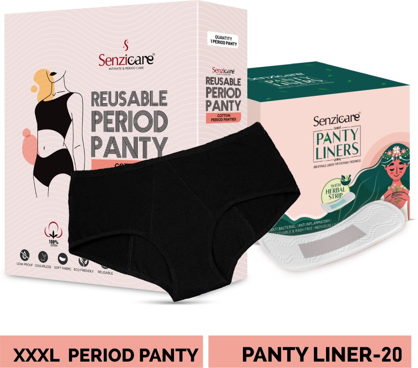 Superbottoms MaxAbsorb Bladder Leak Underwear/Incontinence Panty, XXS  Pantyliner, Buy Women Hygiene products online in India