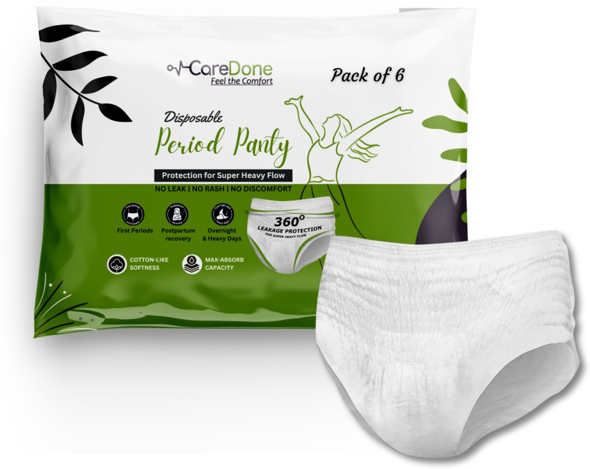 shyla care Overnight maxi disposable Period Panties size M to L Sanitary  Pad, Buy Women Hygiene products online in India