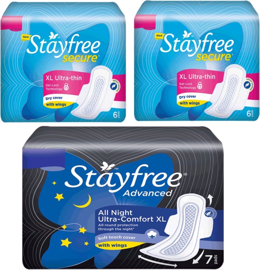 Stayfree® Secure XL Ultrathin Sanitary Napkins
