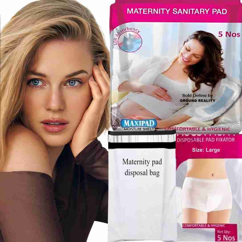 Newmom Maternity Pad + Fixator (Combo Pack) Sanitary Pad, Buy Women  Hygiene products online in India