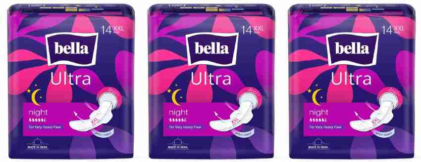Buy Bella Perfecta Ultrathin Sanitary Napkins Night Soft - XXL Online
