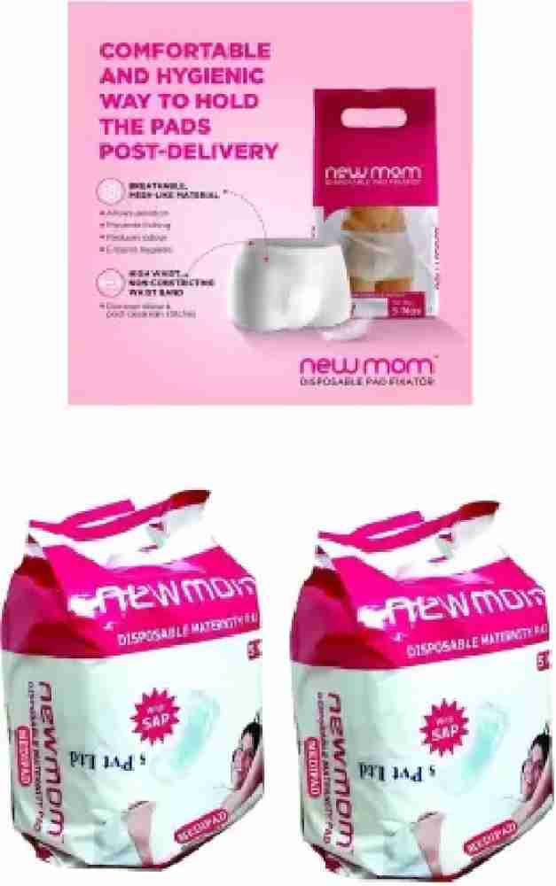 Newmom Disposable Panties Pad Fixator Hold Pads Post Delivery (Pack of 5)
