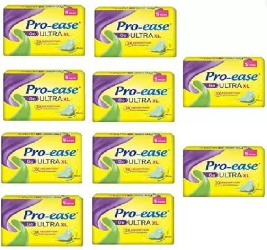 Pro-ease Go Long 17+17 pads wings (25 mm) longer Sanitary Pad, Buy Women  Hygiene products online in India