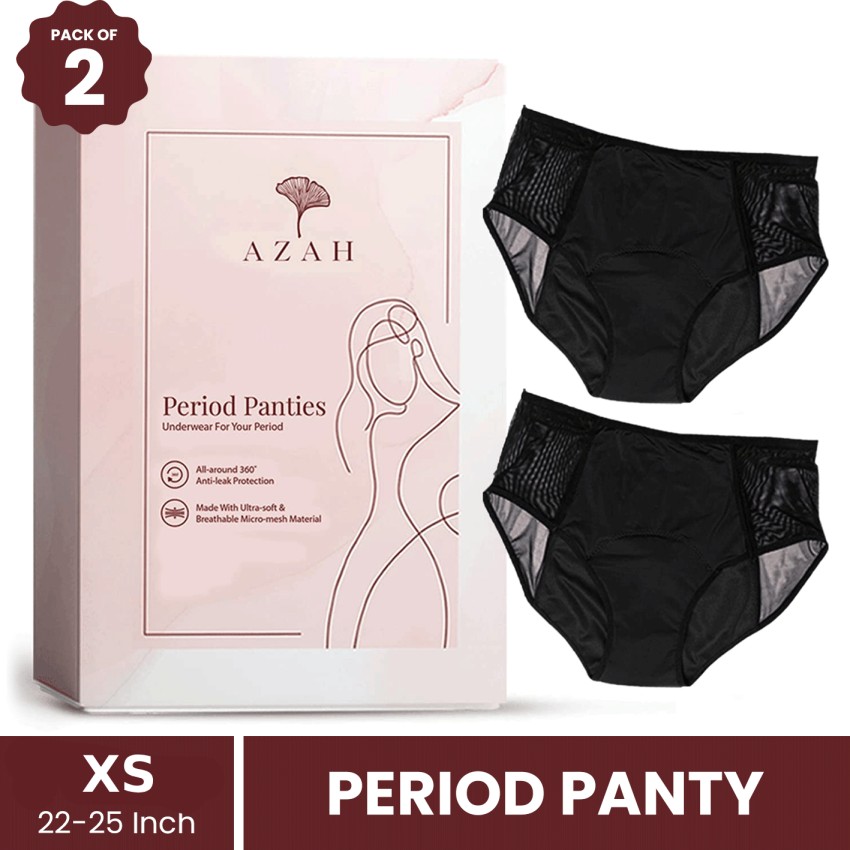 AZAH Period Panties for Women Leak Proof (Pack of 6) 500ml