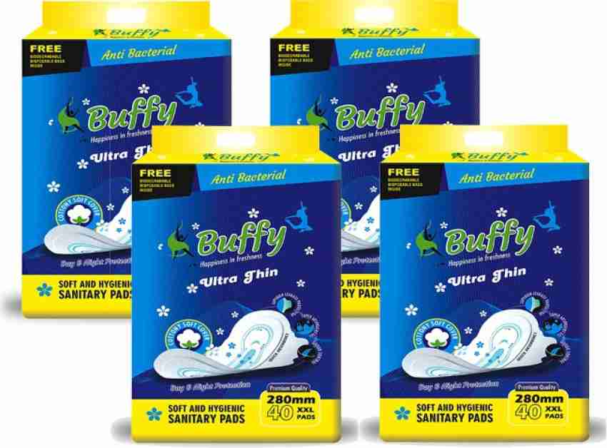 Buffy Straight Regular 280mm Sanitary Pad, Buy Women Hygiene products  online in India