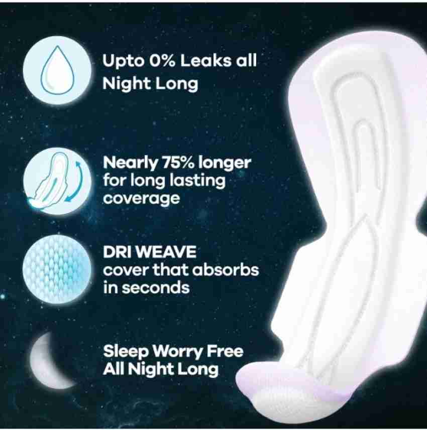 Whisper Ultra Nights Sanitary Pads for Women, Napkins XXXL - 20
