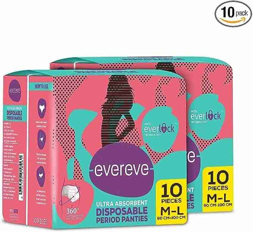 EverEve Ultra Absorbent, Heavy Flow Disposable Period Panties, L-XL,  Sanitary Pad, Buy Women Hygiene products online in India