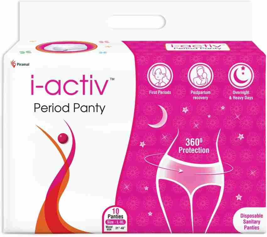 Buy Sirona Disposable Period Panties 2Xl (5 Pcs) For Heavy Flow, 360°  Protection , No Leakage Or Rashes Online