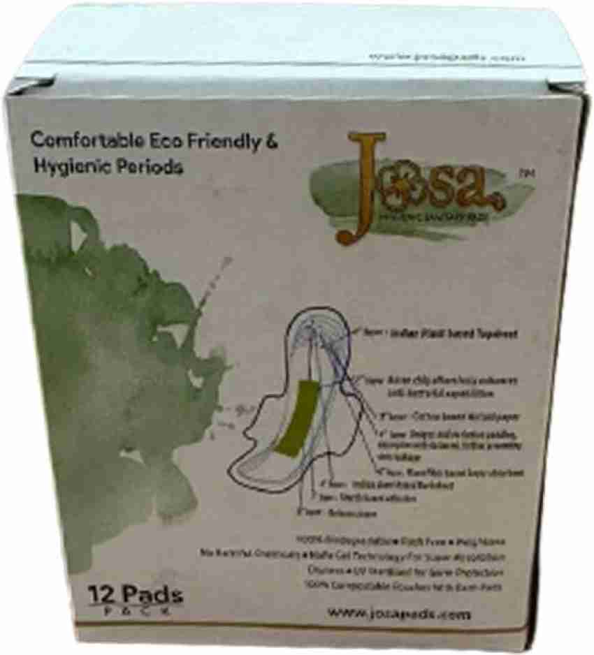 Josa Assorted Sizes Organic Sanitary Pads – Josapads