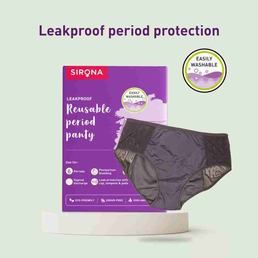 Sirona Disposable Period Panties for Women | L – XL | 360° Sanitary  Protection for Heavy Flow | No Leakage, No Rashes, No Discomfort |  Maternity