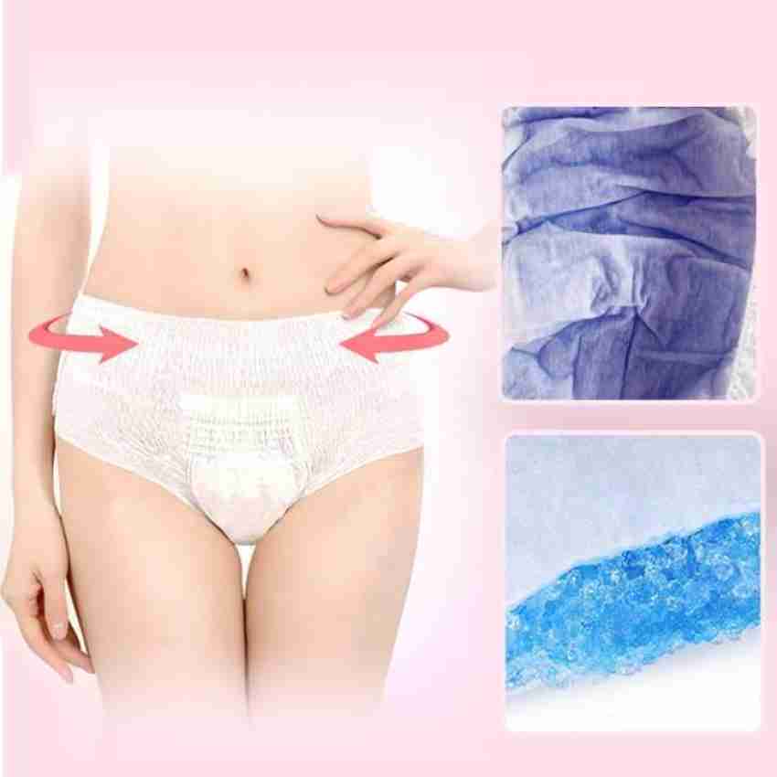 Azah Ultra-Absorbent Disposable Period Panties | Heavy Flow Period Panties  | 360 Leak-Proof | Overnight Napkins | Postpartum Panty | Soft & Breathable