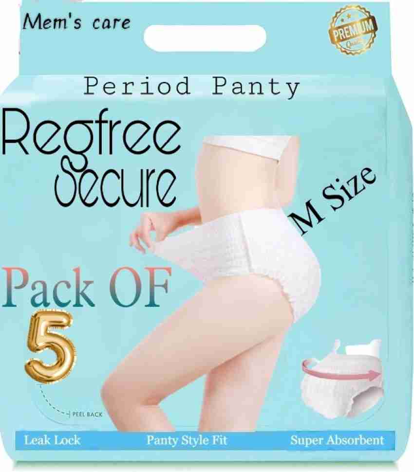 Mem's care Super Absorbent Disposable Period Panties, 24 Hr