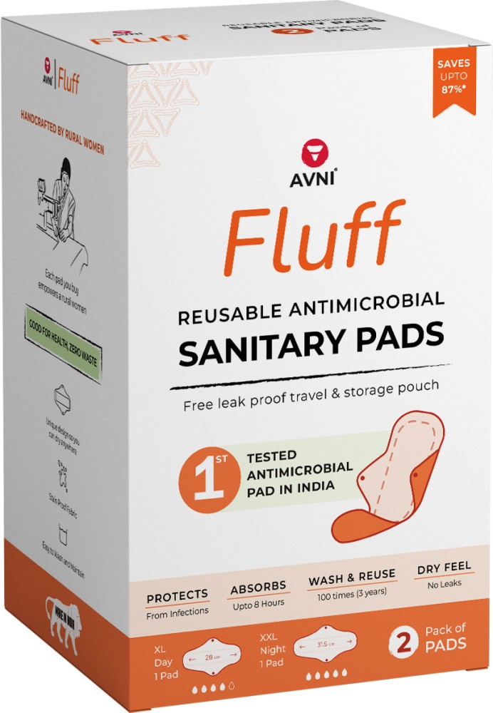 Fluff - Antimicrobial Dry Feel Reusable Panty Liner