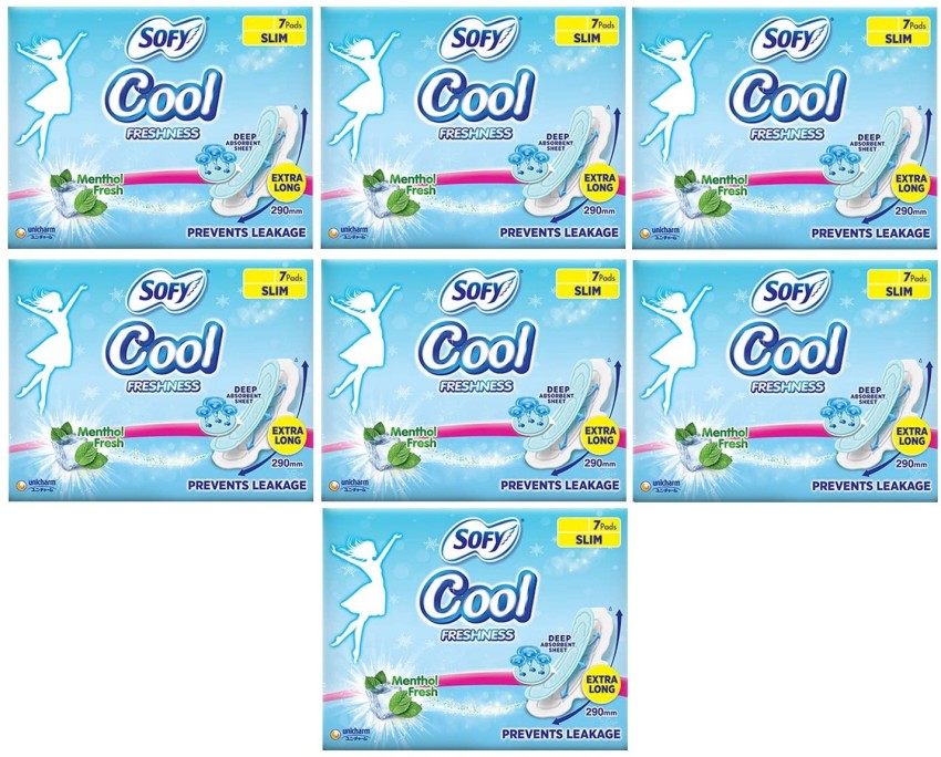  Sofy Cool Sanitary Napkin Extra Long - 54 Pads (290mm