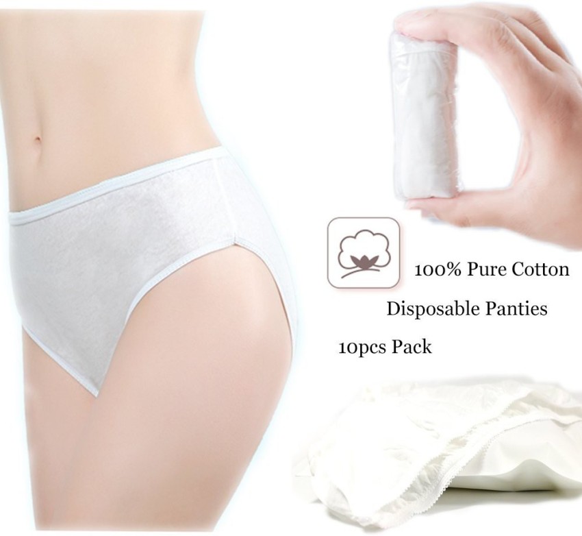 5 Pcs Disposable Panties Elastic Briefs Portable Postpartum Underwear Spa  Travel Cotton Women's 