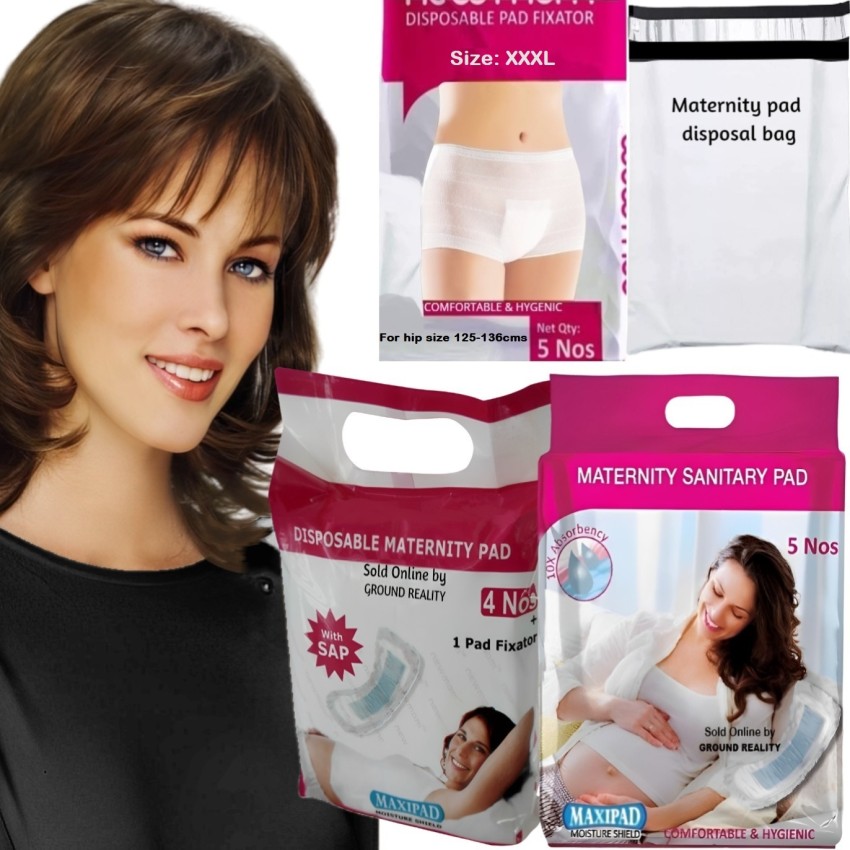 LADY HAWK 9+1 Post Partum Kit, 9 New Mom Disposable Maternity Pads