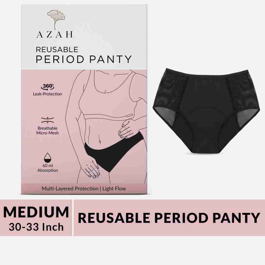 AZAH Period Panty for Women (Pack of 1) Underwear for Women | Period  Panties for Women Leak Proof Heavy Flow Period Panty for Women | Daily Use  Brief