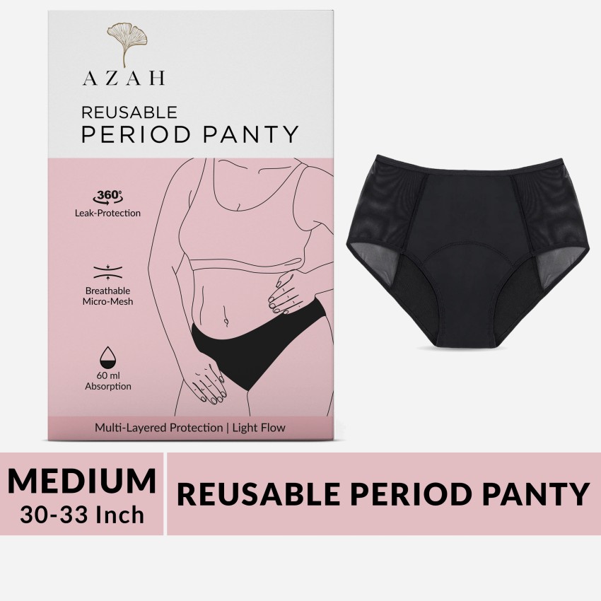 AZAH Reusable Period Panties for Women, Day & Night Comfort