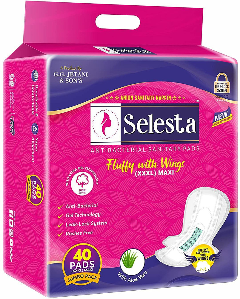 All cotton maxi pads deals