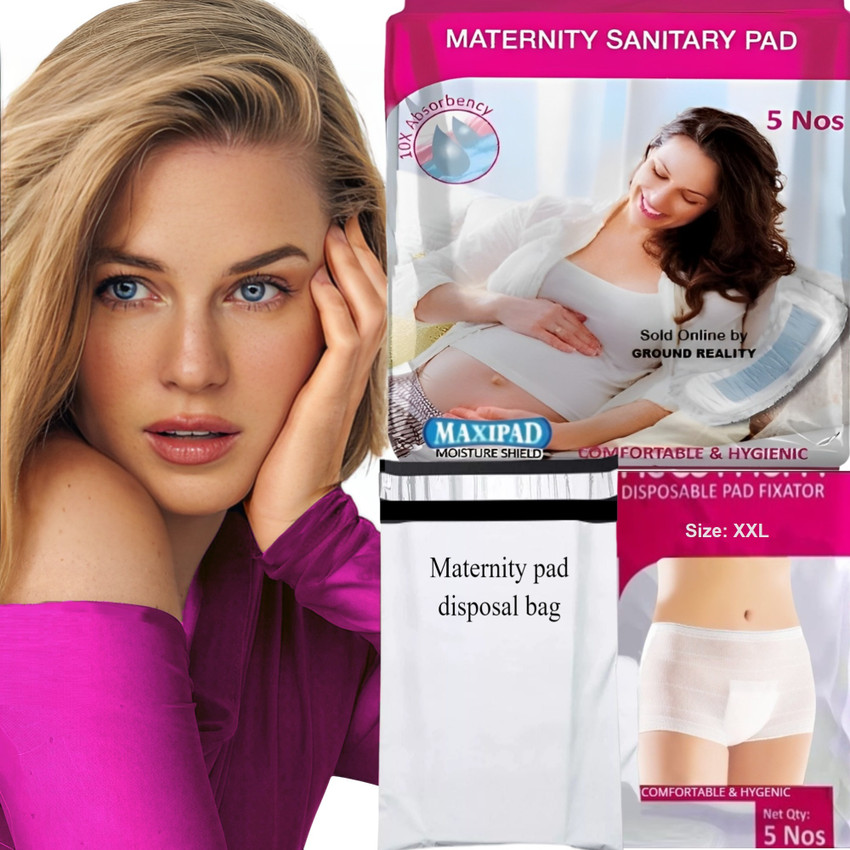 LADY HAWK 10 Pad Disposal Bags 5 XXL New Mom Pad Fixator 10 New Mom Maxi Maternity Pad Sanitary Pad Buy Women Hygiene products online in India Flipkart