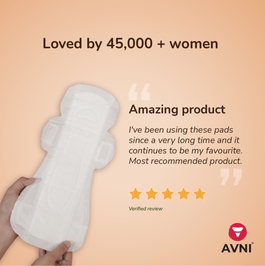 Avni Fluff Washable Panty Liner,Reusable&Antimicrobial,L(240MM)With Storage  Pouch Pantyliner, Buy Women Hygiene products online in India