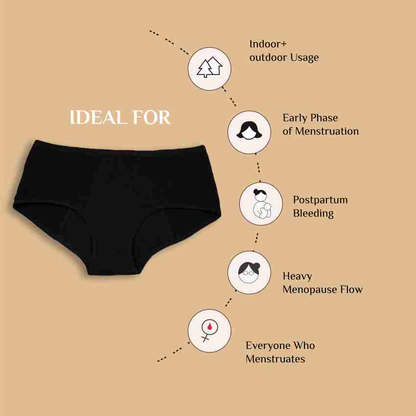 Buy Sirona Reusable Period Panties for Women (2XL Size), 360 Degree  Coverage, Leak-proof Protection