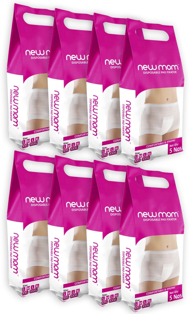 Buy Newmom Disposable Maternity Pads (Medi)- Pack of 5 Online at