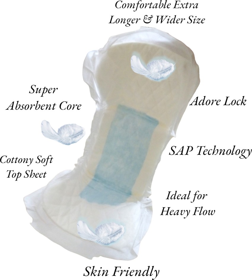 Jiswap Disposable Maternity Pads, Comfortable & Hygienic (XXL) Sanitary Pad, Buy Women Hygiene products online in India