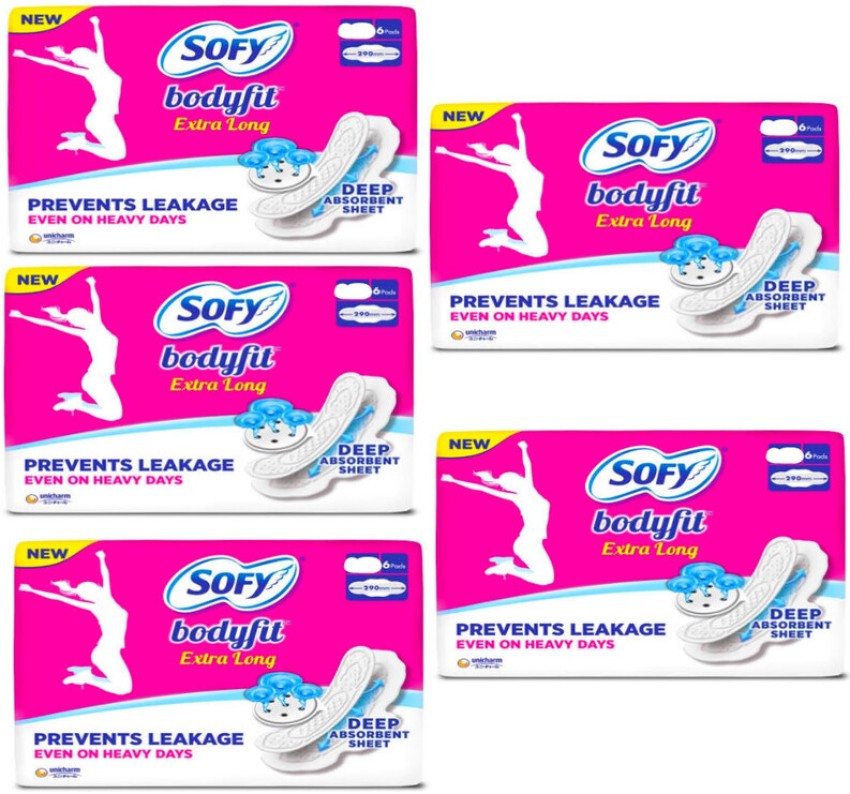 Sofy Bodyfit Extra Long - XL Sanitary Pad (6 Pads)