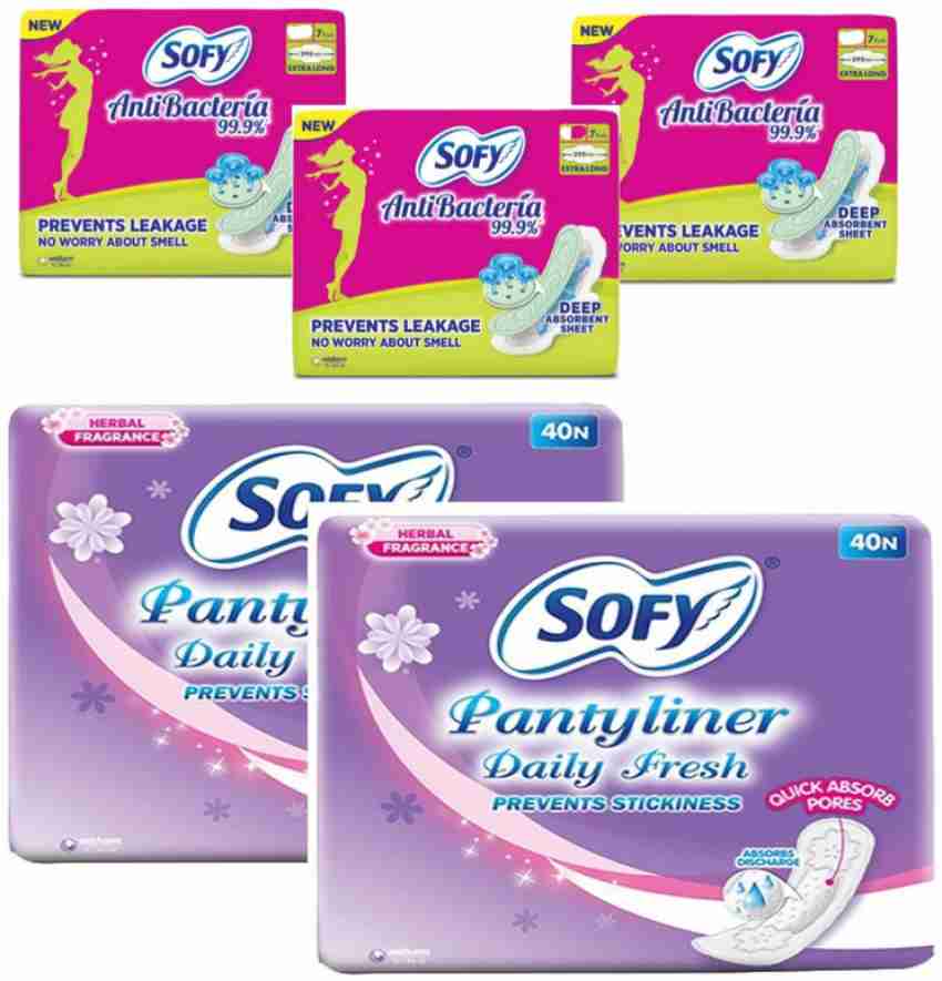 Buy Sofy Daily Fresh Panty Liner - Pack of 40 Pieces Online at Low