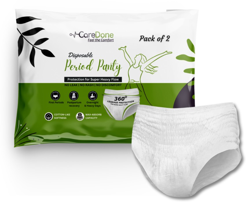 New 2 Pack ~ Tampon Free & Pee-Proof ~ Cotton ~ Menstrual Panties