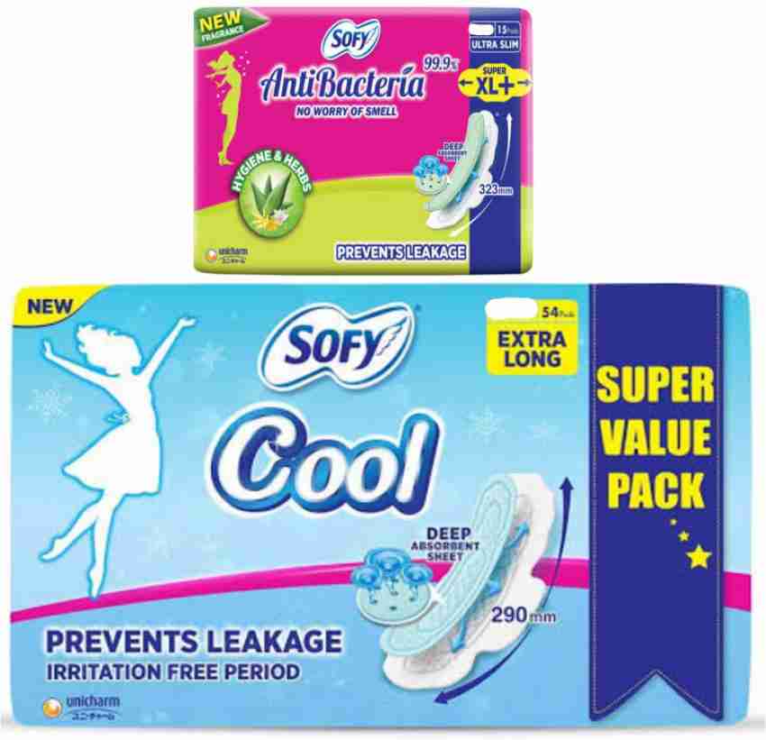 Sofy Cool Sanitary Napkin Extra Long - 54 Pads (290mm)