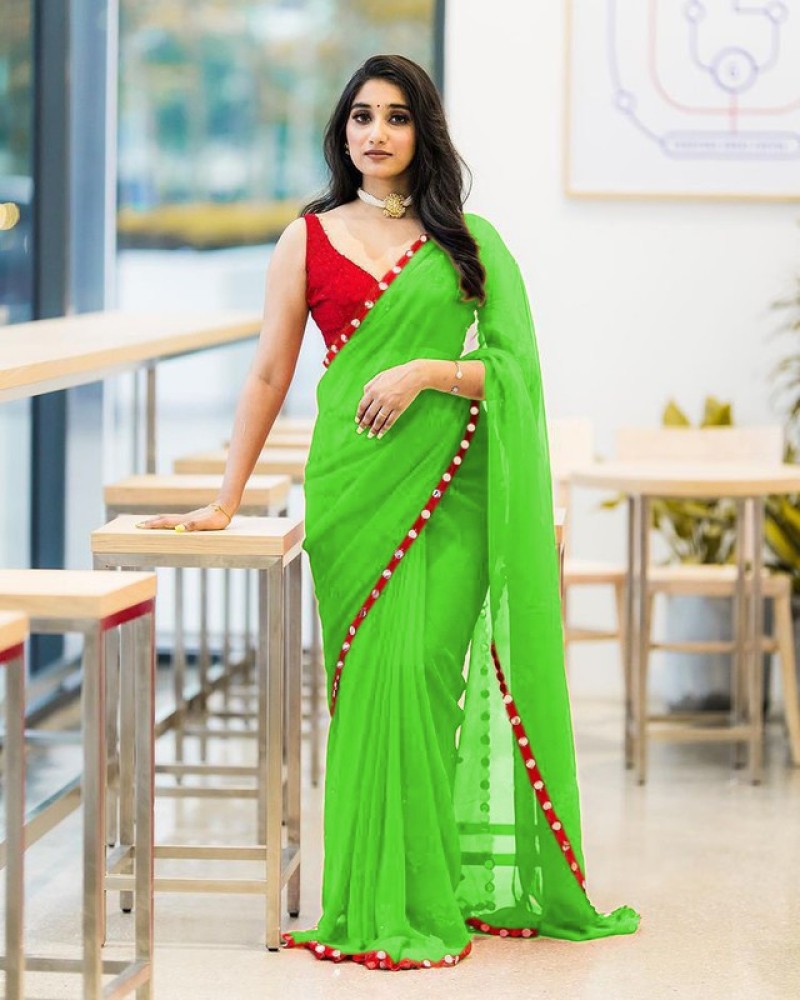 Simple saree on top flipkart