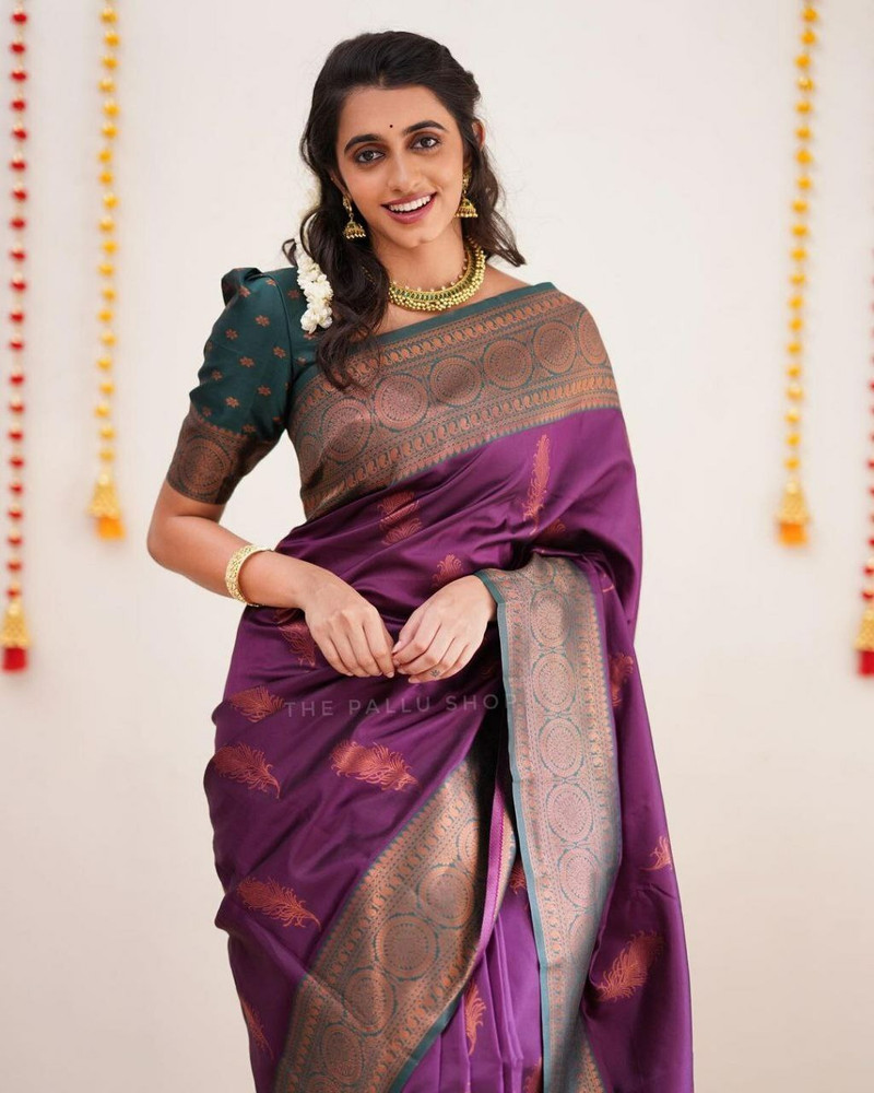 Silk multicolor saree hot sale