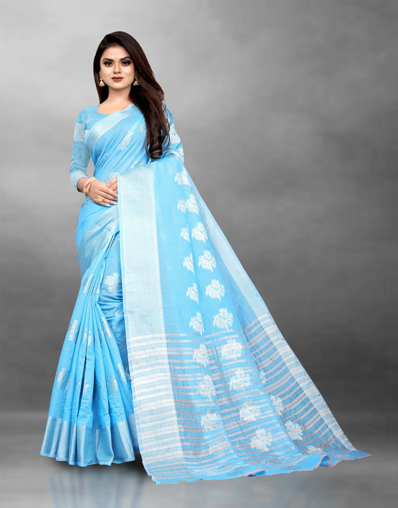 Flipkart discount linen saree