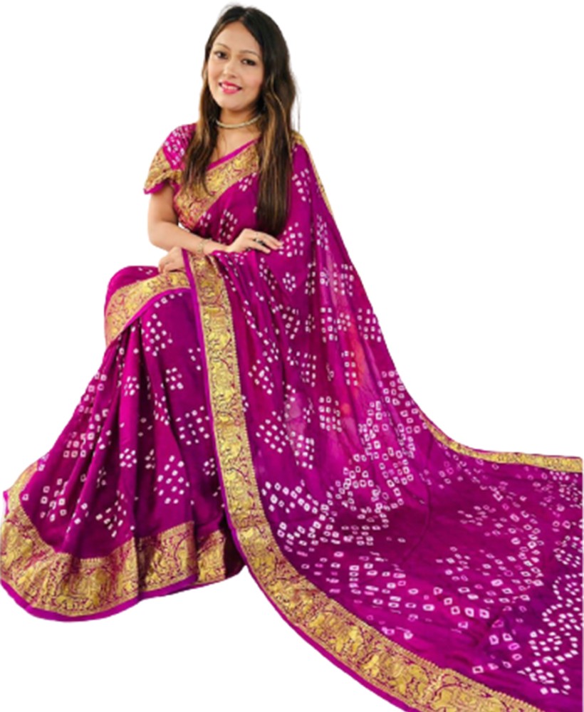 Flipkart hotsell bandhani sarees