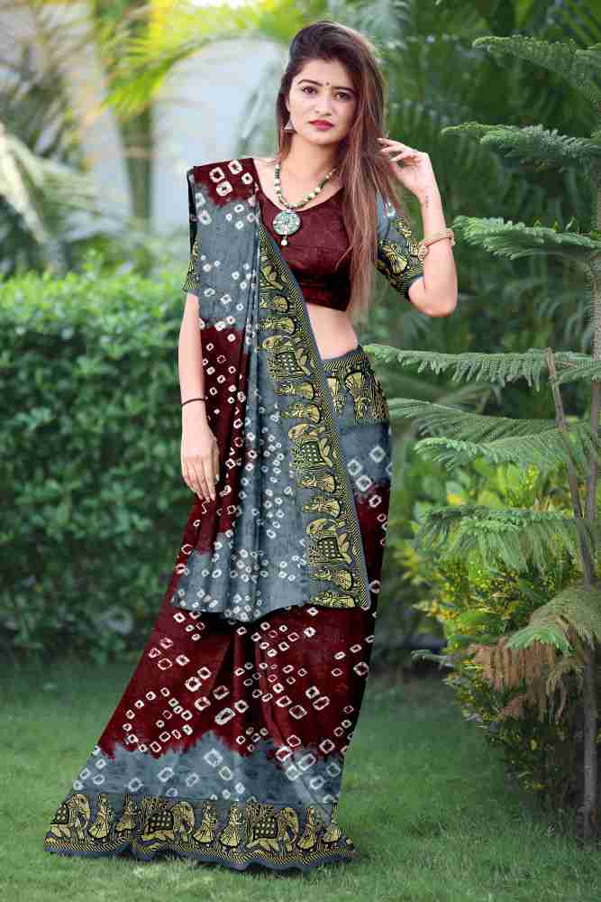 Flipkart bandhej saree hotsell