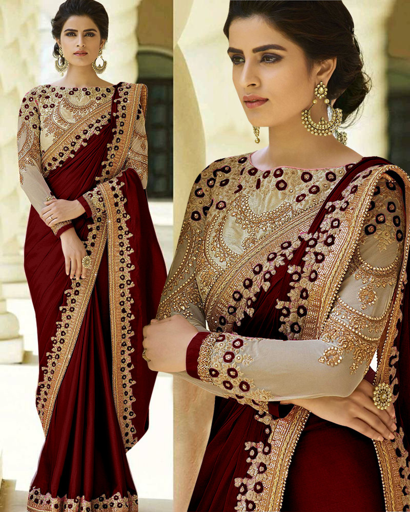 Fancy sarees online flipkart deals