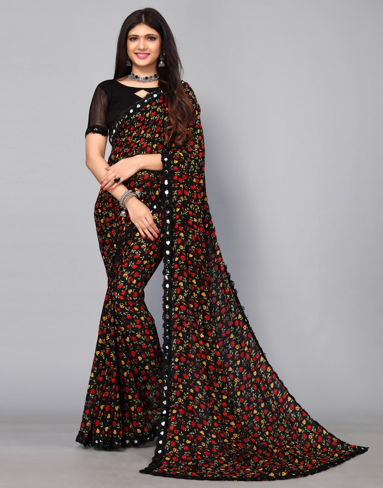 Crepe sarees hotsell online shopping flipkart