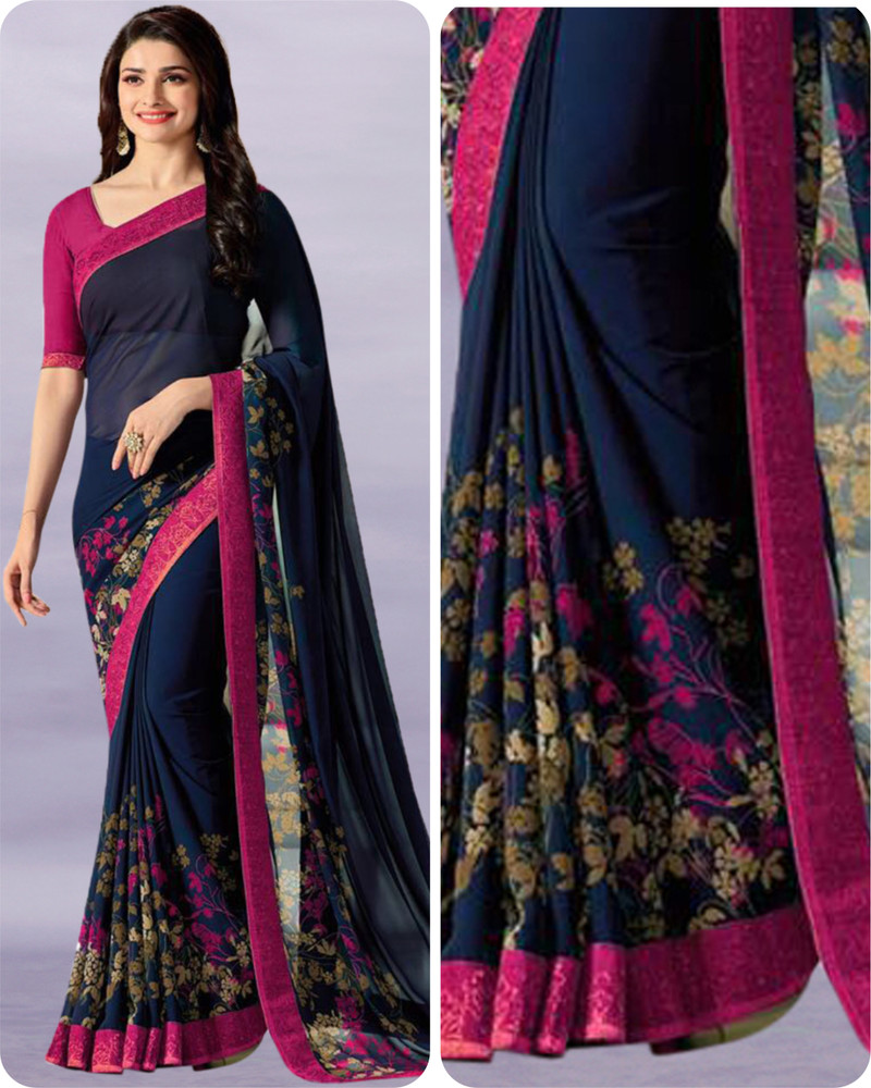 Saree party wear on sale flipkart