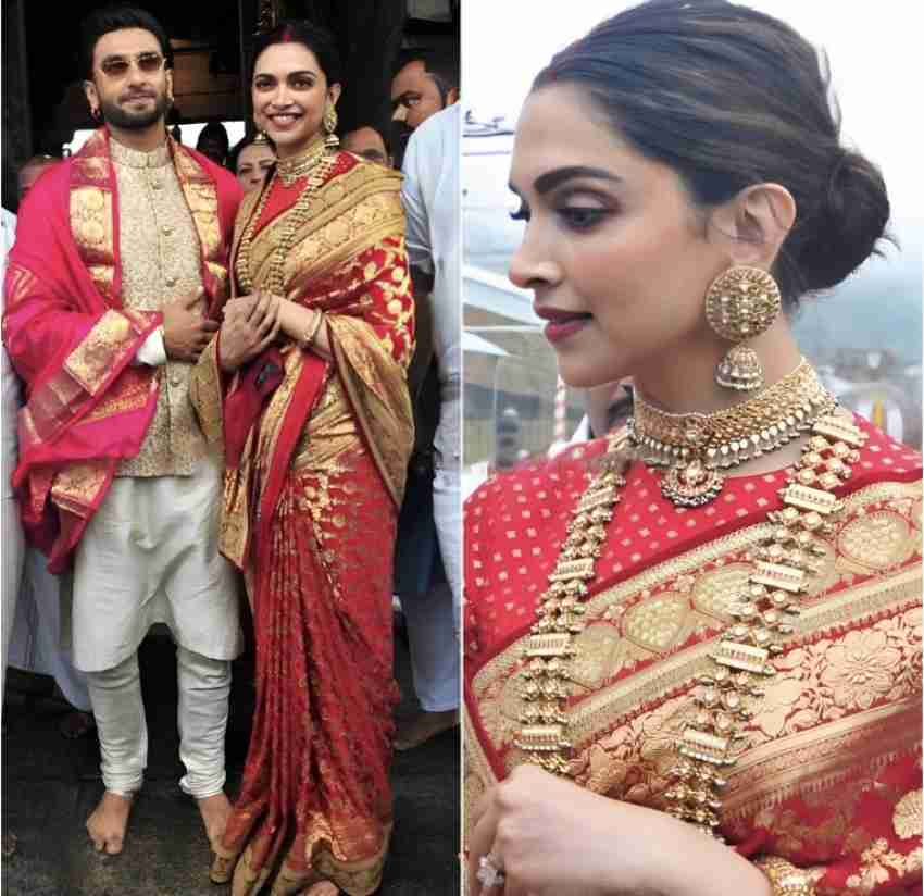 Deepika padukone saree outlet online flipkart